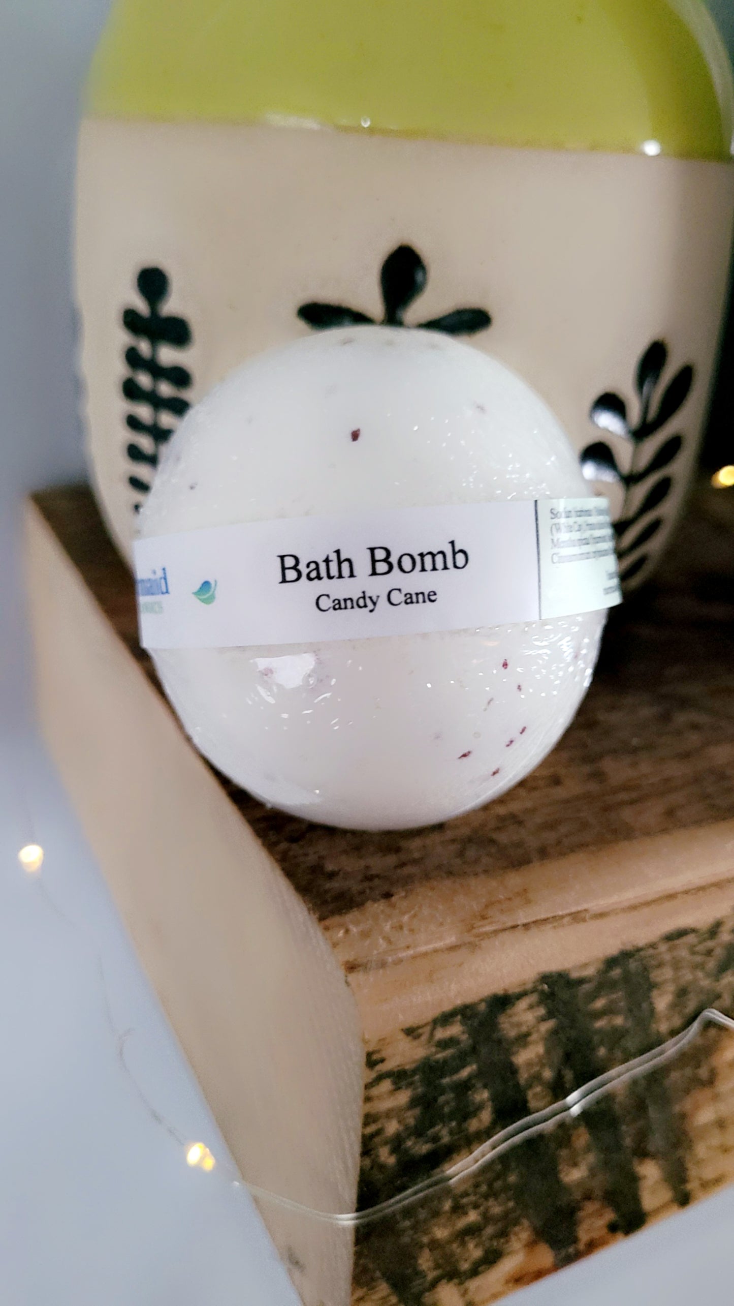 Bath Bomb- Candy Cane